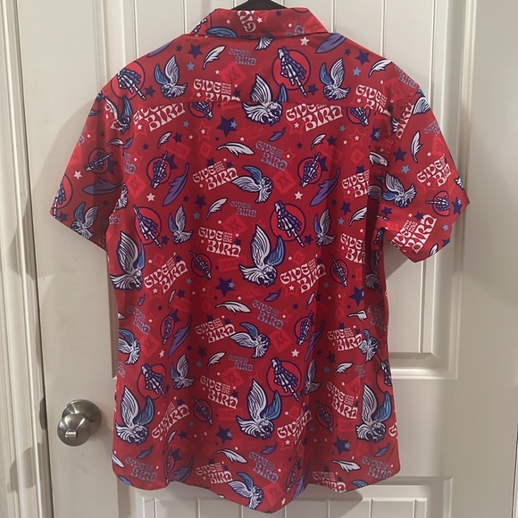 Women’s XL DIXXON party shirt GIVE ‘EM THE BIRD - Picture 4 of 4